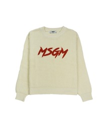 MSGM KIDS（エムエスジーエムキッズ）の「【NEW】MSGM KIDS グラフィティロゴ ニット（ニット/セーター）」
