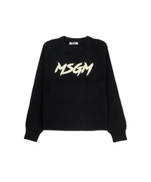 MSGM KIDS（エムエスジーエムキッズ）の「【NEW】MSGM KIDS グラフィティロゴ ニット（ニット/セーター）」