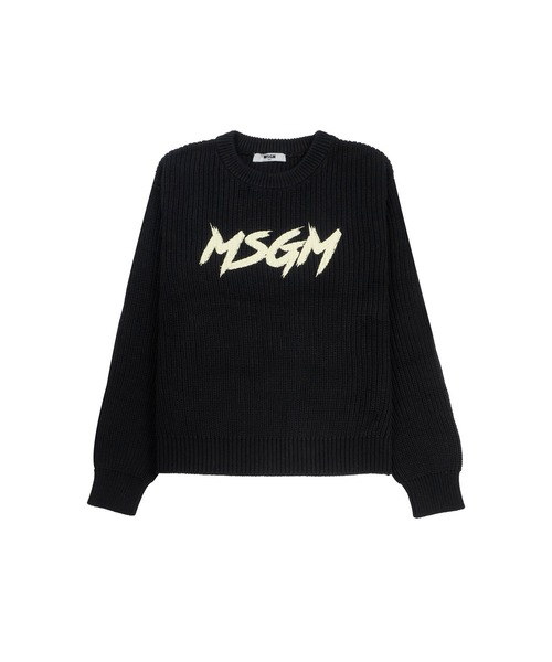セール】【NEW】MSGM KIDS グラフィティロゴ ニット（ニット/セーター 