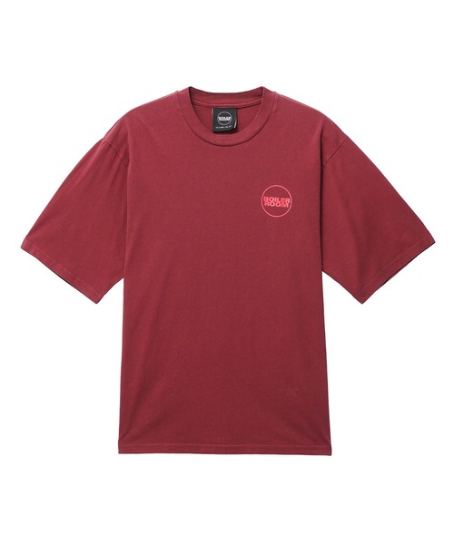 styles(スタイルス)の「BOILER ROOM CORE BOILER ROOM TEE SS25SS04(Tシャツ/カットソー・メンズ・レッド・S)」の1枚目の写真