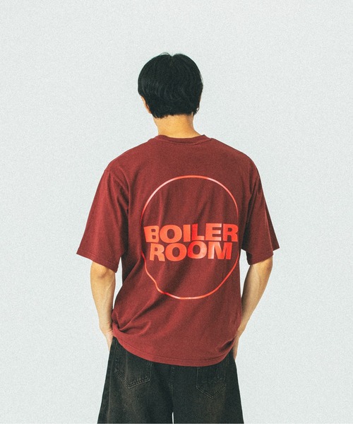 styles(スタイルス)の「BOILER ROOM CORE BOILER ROOM TEE SS25SS04(Tシャツ/カットソー・メンズ・レッド・S)」の3枚目の写真