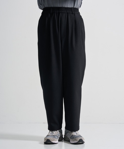 CITY TOKYO（シティトウキョウ）の「【CITY TOKYO/シティートーキョー】Multi-flexⅡワイドテーパードパンツ（スラックス・メンズ・ブラウン/ブラック・2/1）」の13枚目の写真