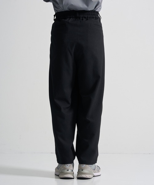 CITY TOKYO（シティトウキョウ）の「【CITY TOKYO/シティートーキョー】Multi-flexⅡワイドテーパードパンツ（スラックス・メンズ・ブラウン/ブラック・2/1）」の5枚目の写真