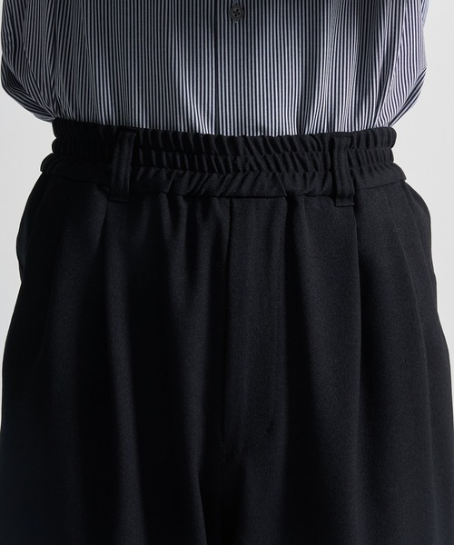 CITY TOKYO（シティトウキョウ）の「【CITY TOKYO/シティートーキョー】Multi-flexⅡワイドテーパードパンツ（スラックス・メンズ・ブラウン/ブラック・2/1）」の6枚目の写真