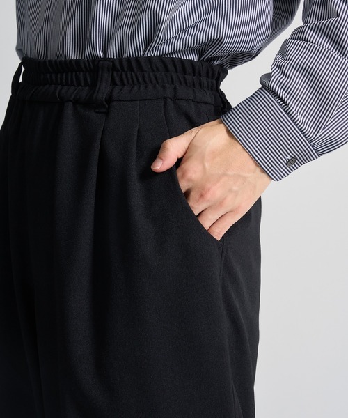 CITY TOKYO（シティトウキョウ）の「【CITY TOKYO/シティートーキョー】Multi-flexⅡワイドテーパードパンツ（スラックス・メンズ・ブラウン/ブラック・2/1）」の7枚目の写真