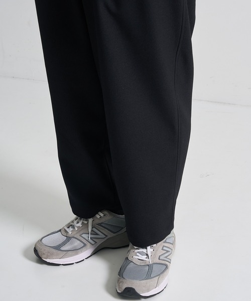 CITY TOKYO（シティトウキョウ）の「【CITY TOKYO/シティートーキョー】Multi-flexⅡワイドテーパードパンツ（スラックス・メンズ・ブラウン/ブラック・2/1）」の8枚目の写真