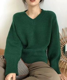 Vネック オーバーサイズ ニット　セーター
