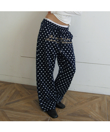 ROCKCAKE（ロックケーキ）の「Dots String 2way Jogger - Navy（スウェットパンツ）」