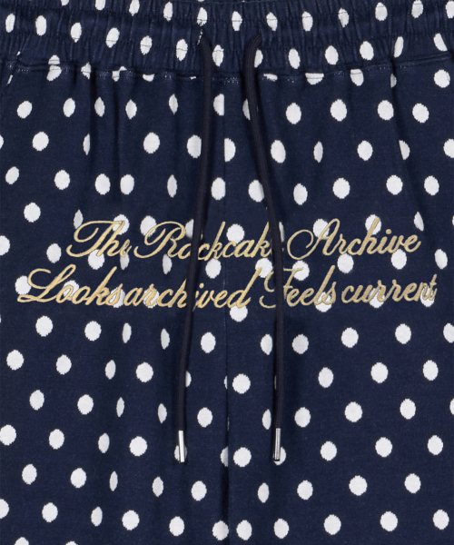 ROCKCAKE（ロックケーキ）の「Dots String 2way Jogger - Navy（スウェットパンツ・レディース・その他・SMALL/X-SMALL）」の4枚目の写真