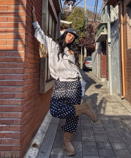 ROCKCAKE（ロックケーキ）の「Dots String 2way Jogger - Navy（スウェットパンツ・レディース・その他・SMALL/X-SMALL）」の8枚目の写真