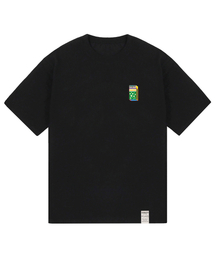 [UNISEX]スモールマッチフラワースマイルバンファルティ_ブラック