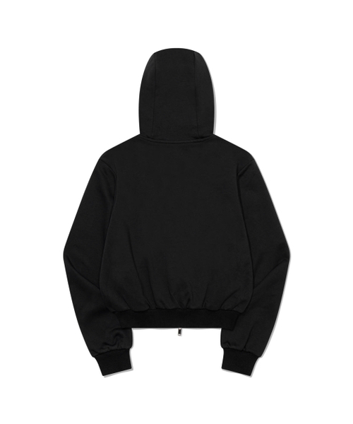 MOAA（モア）の「Cropped Zip Hoodie (BLACK)（パーカー・レディース・その他・SMALL/MEDIUM）」の3枚目の写真
