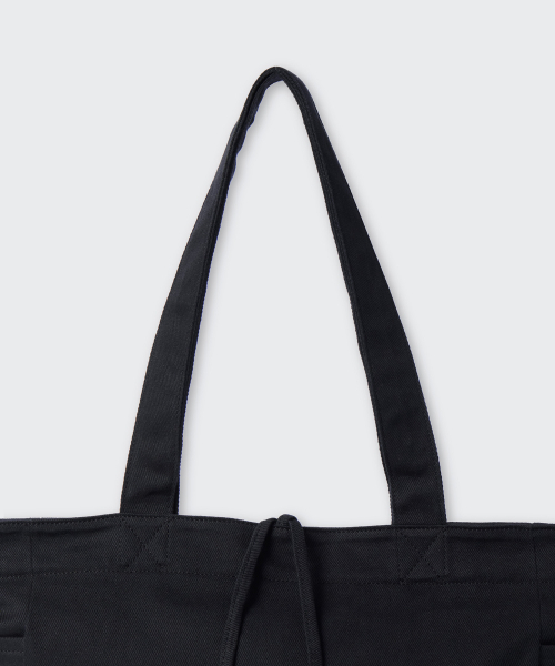 MUSINSA STANDARD WOMAN（ムシンサスタンダードウーマン）の「ウィメンズウォッシュドコットンショルダーバッグ[ブラック]（ショルダーバッグ・レディース・その他・FREE）」の10枚目の写真