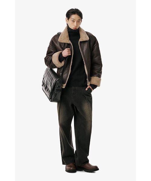 MUSINSA STANDARD（ムシンサスタンダード）の「ミニマルタートルネックニット[ブラック]（ニット/セーター・メンズ・その他・SMALL/MEDIUM/LARGE/X-LARGE/XX-LARGE）」の15枚目の写真