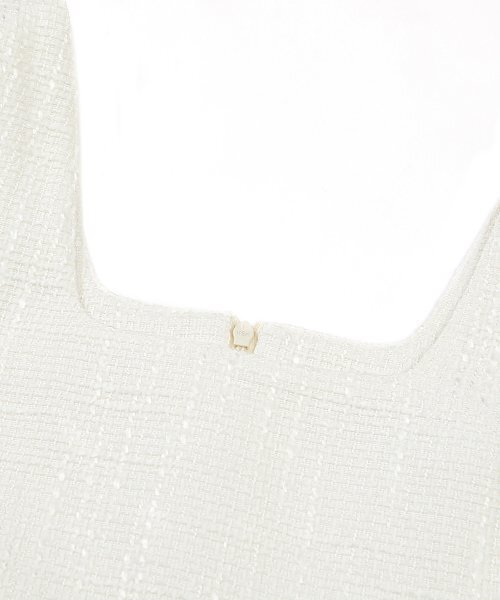YOUHEE(ユヒ)の「LACE TWEED MINI DRESS IVORY(ワンピース・レディース・その他・X-SMALL)」の3枚目の写真
