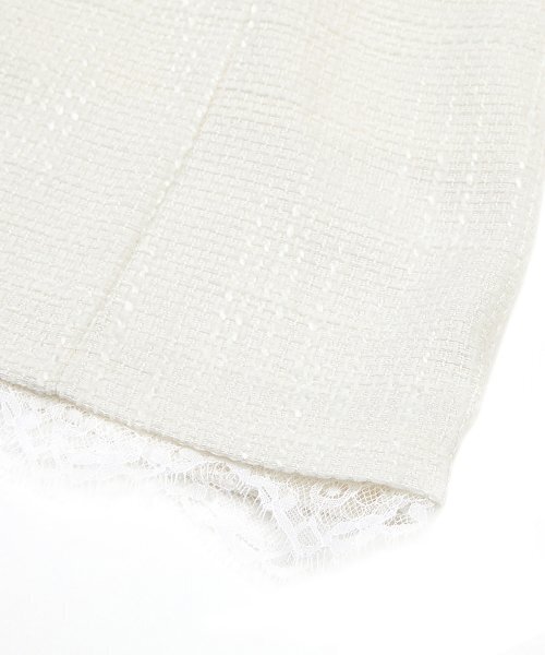 YOUHEE(ユヒ)の「LACE TWEED MINI DRESS IVORY(ワンピース・レディース・その他・X-SMALL)」の5枚目の写真