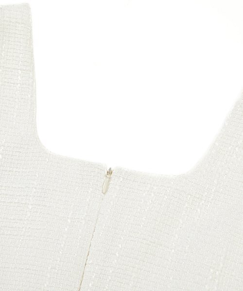YOUHEE(ユヒ)の「LACE TWEED MINI DRESS IVORY(ワンピース・レディース・その他・X-SMALL)」の6枚目の写真