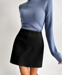 dream in the cradle（ドリームインザクレイドル）の「センターステッチデザイン 台形ミニスカート（スカート・レディース）」