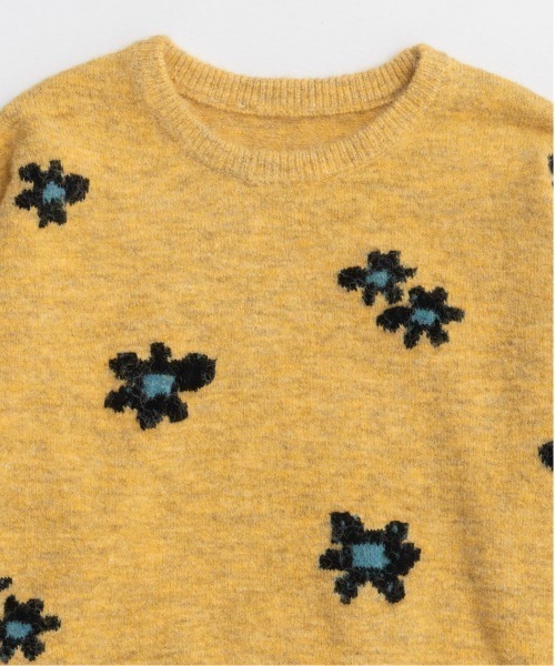 MAISON SPECIAL（メゾンスペシャル）の「Many Flower Knit Pullover/メニーフラワーニットプルオーバー（ニット/セーター・レディース・ブラック/グリーン/イエロー・FREE）」の19枚目の写真