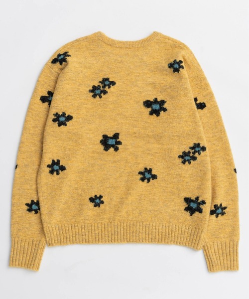 MAISON SPECIAL（メゾンスペシャル）の「Many Flower Knit Pullover/メニーフラワーニットプルオーバー（ニット/セーター・レディース・ブラック/グリーン/イエロー・FREE）」の18枚目の写真