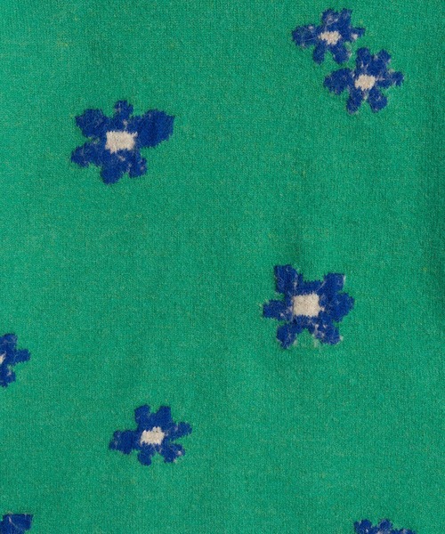 MAISON SPECIAL（メゾンスペシャル）の「Many Flower Knit Pullover/メニーフラワーニットプルオーバー（ニット/セーター・レディース・ブラック/グリーン/イエロー・FREE）」の14枚目の写真