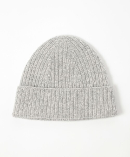 MACKINTOSH PHILOSOPHY（ﾏｯｷﾝﾄｯｼｭ ﾌｨﾛｿﾌｨｰ）の「ウールカシミヤニットキャップ（ニットキャップ/ビーニー・レディース・グレー系その他/ベージュ系その他4/ブルー・FREE）」の8枚目の写真