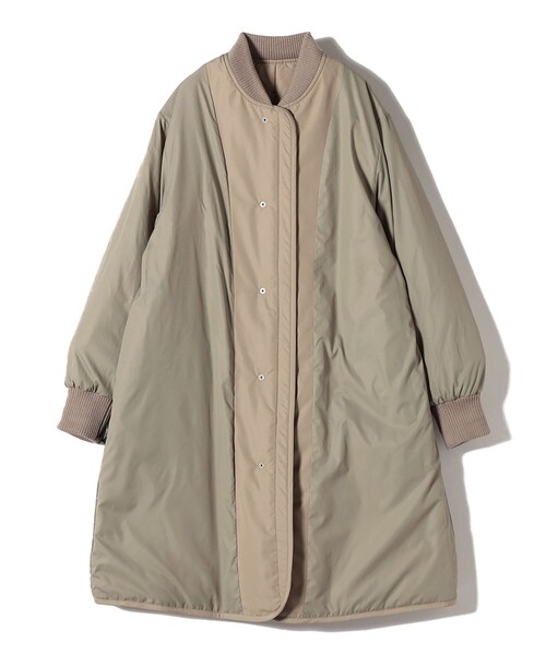 SHIPS Primary Navy Label:中綿 キルト コート（その他アウター