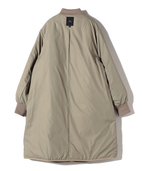 SHIPS（シップス）の「SHIPS Primary Navy Label:中綿 キルト コート（その他アウター・レディース・チャコールグレー/ベージュ・38/36）」の10枚目の写真