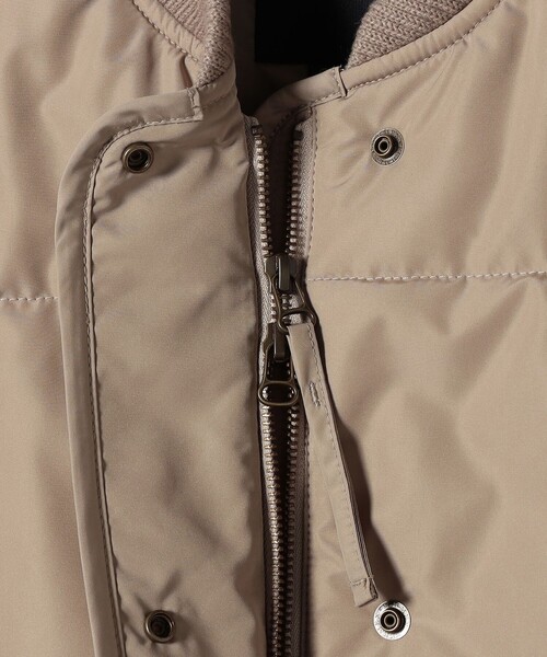 SHIPS（シップス）の「SHIPS Primary Navy Label:中綿 キルト コート（その他アウター・レディース・チャコールグレー/ベージュ・38/36）」の8枚目の写真