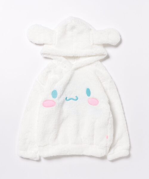sanrio（サンリオ）の「サンリオ ボアなりきりパーカー 1116K（パーカー・キッズ・ブラック/その他25/ホワイト/その他24・90cm/100cm/110cm/120cm/130cm/140cm）」の2枚目の写真