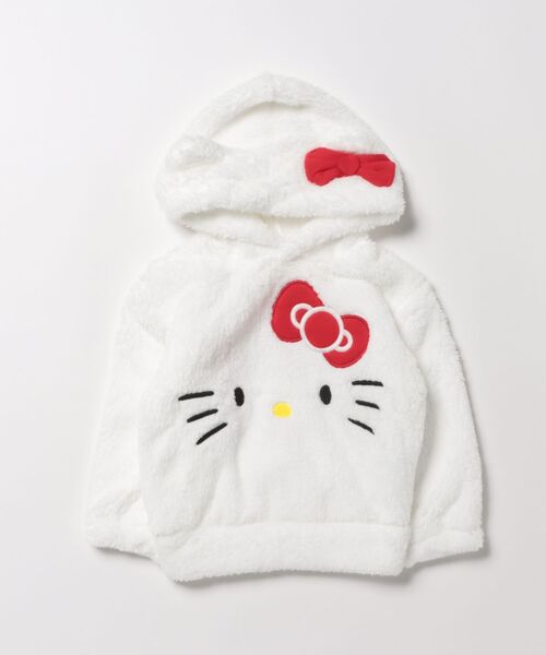 sanrio（サンリオ）の「サンリオ ボアなりきりパーカー 1116K（パーカー・キッズ・ブラック/その他25/ホワイト/その他24・90cm/100cm/110cm/120cm/130cm/140cm）」の3枚目の写真