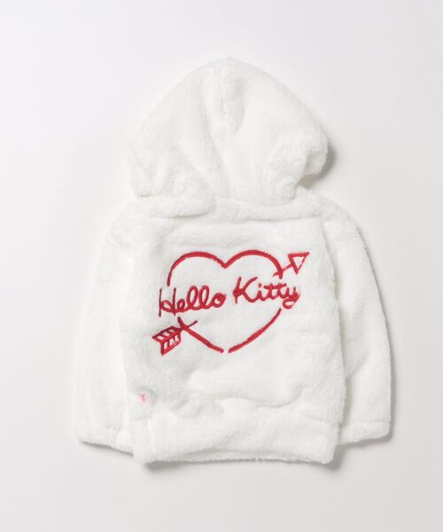 sanrio（サンリオ）の「サンリオ ボアなりきりパーカー 1116K（パーカー・キッズ・ブラック/その他25/ホワイト/その他24・90cm/100cm/110cm/120cm/130cm/140cm）」の5枚目の写真