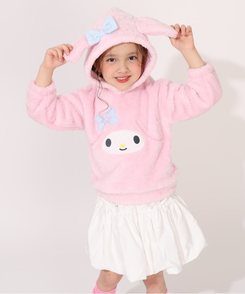sanrio（サンリオ）の「サンリオ ボアなりきりパーカー 1116K（パーカー・キッズ・ブラック/その他25/ホワイト/その他24・90cm/100cm/110cm/120cm/130cm/140cm）」の16枚目の写真