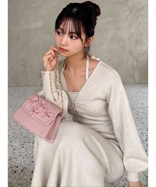 RESEXXY（リゼクシー）の「フラワーモチーフコンパクトバッグ（ショルダーバッグ・レディース・ホワイト/ピンク/ブルー・FREE）」の22枚目の写真