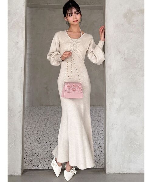 RESEXXY（リゼクシー）の「フラワーモチーフコンパクトバッグ（ショルダーバッグ・レディース・ホワイト/ピンク/ブルー・FREE）」の21枚目の写真