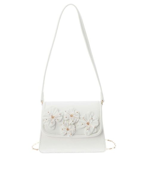 RESEXXY（リゼクシー）の「フラワーモチーフコンパクトバッグ（ショルダーバッグ・レディース・ホワイト/ピンク/ブルー・FREE）」の15枚目の写真