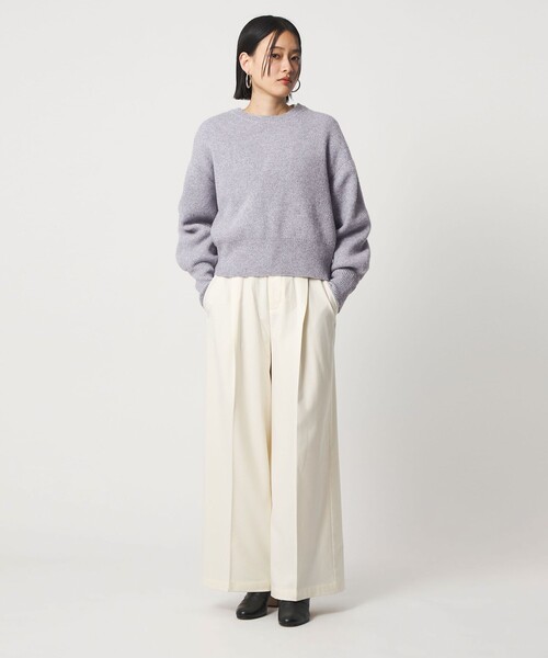 A DAY IN THE LIFE UNITED ARROWS（アデイインザライフユナイテッドアローズ）の「ラメミックス クルーネックニット  ＜A DAY IN THE LIFE＞（ニット/セーター・レディース・ブラック/ライラック/ライトブルー・FREE）」の21枚目の写真