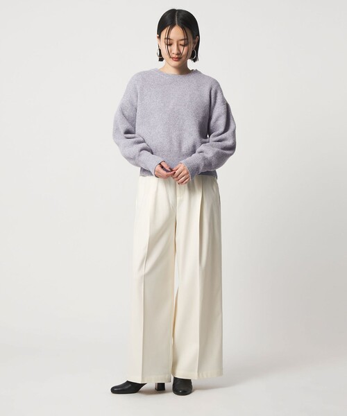 A DAY IN THE LIFE UNITED ARROWS（アデイインザライフユナイテッドアローズ）の「ラメミックス クルーネックニット  ＜A DAY IN THE LIFE＞（ニット/セーター・レディース・ブラック/ライラック/ライトブルー・FREE）」の20枚目の写真
