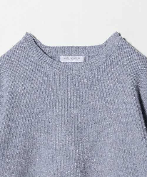 A DAY IN THE LIFE UNITED ARROWS（アデイインザライフユナイテッドアローズ）の「ラメミックス クルーネックニット  ＜A DAY IN THE LIFE＞（ニット/セーター・レディース・ブラック/ライラック/ライトブルー・FREE）」の14枚目の写真