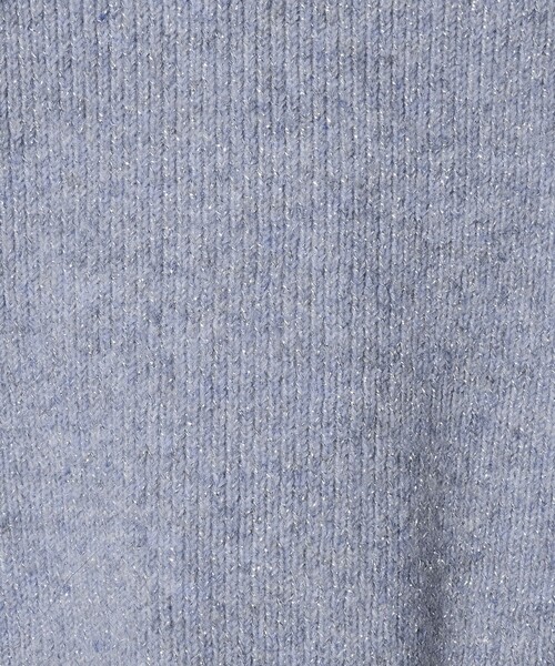 A DAY IN THE LIFE UNITED ARROWS（アデイインザライフユナイテッドアローズ）の「ラメミックス クルーネックニット  ＜A DAY IN THE LIFE＞（ニット/セーター・レディース・ブラック/ライラック/ライトブルー・FREE）」の12枚目の写真
