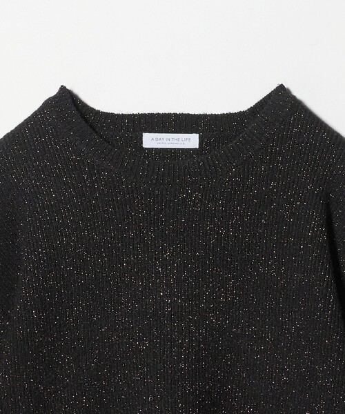 A DAY IN THE LIFE UNITED ARROWS（アデイインザライフユナイテッドアローズ）の「ラメミックス クルーネックニット  ＜A DAY IN THE LIFE＞（ニット/セーター・レディース・ブラック/ライラック/ライトブルー・FREE）」の7枚目の写真