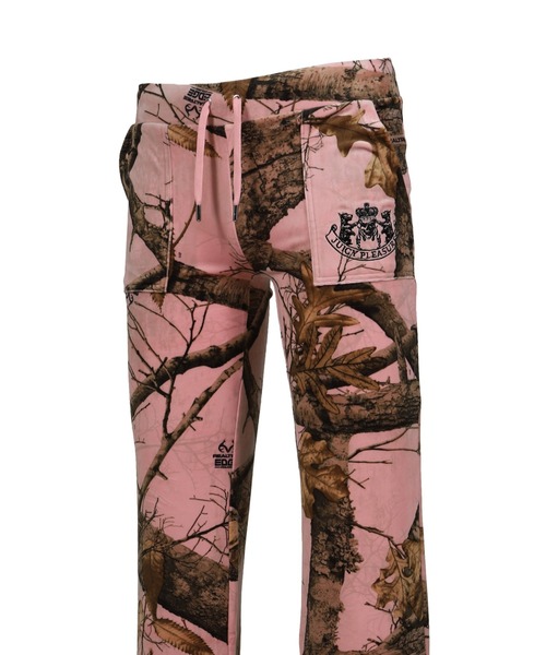 PLEASURES（プレジャー）の「REALTREE VELOUR LAYLA TRACK PANTS (WOMEN'S)（その他パンツ・メンズ・ピンク・SMALL/MEDIUM）」の4枚目の写真