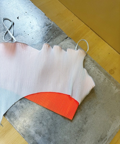 kotohayokozawa（コトハヨコザワ）の「T*D* WAVE CAMISOLE（キャミソール・レディース・オレンジ・FREE）」の3枚目の写真