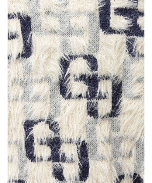 GYDA(ジェイダ)の「GG PATTERN MIXシャギーニットトップス(ニット/セーター・レディース・アイボリー/ブラック/ピンク・FREE)」の22枚目の写真