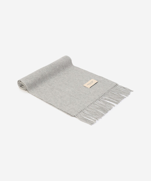 Morris & Sons（モリスアンドサンズ）の「MORRIS & SONS | カシミヤマフラー SOLID（マフラー・レディース・グレー/ベージュ/ネイビー/レッド/ライトグレー/ブルー・ONE）」の2枚目の写真