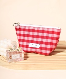 FUNALIVE（ファンアライブ）の「Pisoraro ギンガムチェック　フナガタポーチ（ポーチ）」