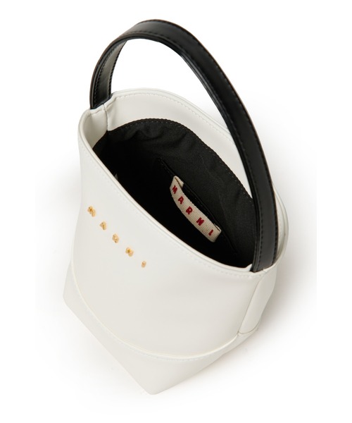 MARNI（マルニ）の「キッズ ワンハンドルバッグ MARNI KID（ハンドバッグ・キッズ・オフホワイト/ブラック/オレンジ/イエロー/ブラウン・UNI）」の7枚目の写真