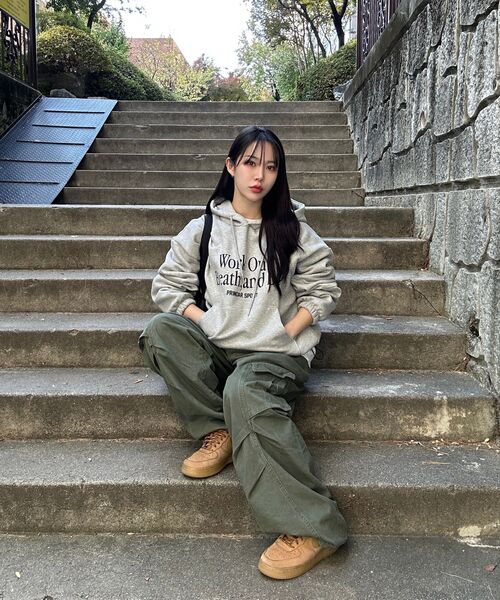 GOLDEN SNSHINE（ゴールデン サンシャイン）の「Washed cargo pants_Khaki（その他パンツ・レディース・その他・MEDIUM/LARGE/X-LARGE/SMALL）」の5枚目の写真