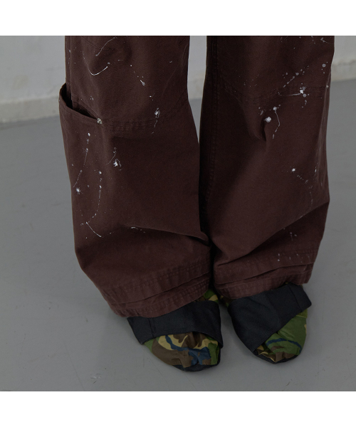LCDC TM(エルシーディーシーティーエム)の「PAINT EFFECT WIDE-LEG TROUSERS (BROWN)(その他パンツ・レディース・その他・SMALL/MEDIUM)」の8枚目の写真