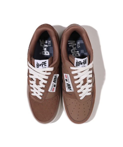 A BATHING APE(アベイシングエイプ)の「BAPE BY KAZUKI KURAISHI BAPE STA BPAW #2(スニーカー・メンズ・ベージュ・8.5/11/9.5/7/9/10/12/8)」の4枚目の写真